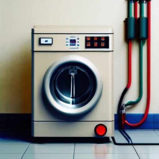 Нагреватель воды с электрической панелью и индикатором неисправности, инструменты для ремонта.