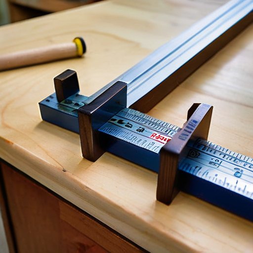 Организованное рабочее место для столярных работ с инструментами для установки петель.