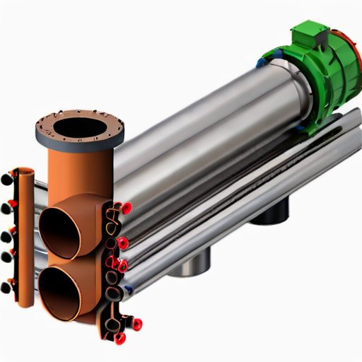 Современная система нержавеющего дымохода с компонентами, подчеркивающими безопасность и эффективность.
