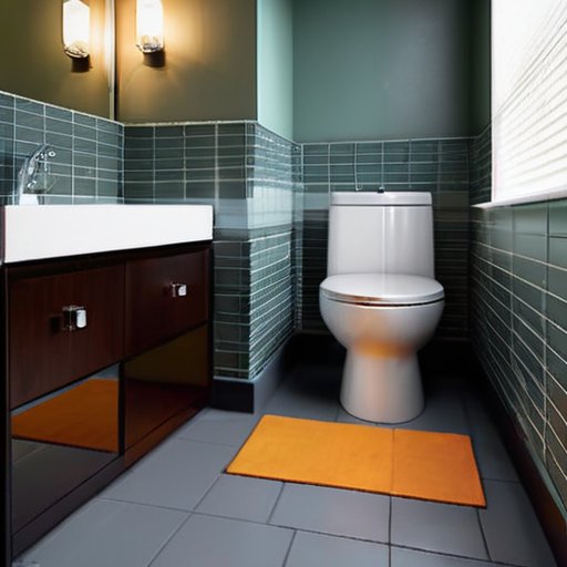 Современная планировка ванной комнаты с правильным размещением туалета и измерениями для эргономичного дизайна.