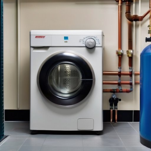 Современный газовый котел в чистом и светломUtility Room с инструментами и контрольным списком безопасности.