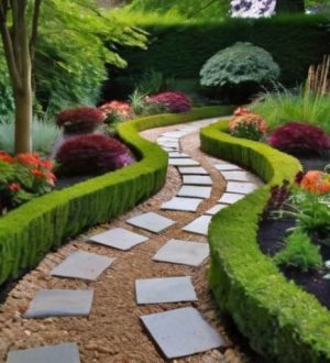 Садовые дорожки своими руками: как создать уютный уголок с минимальными затратами