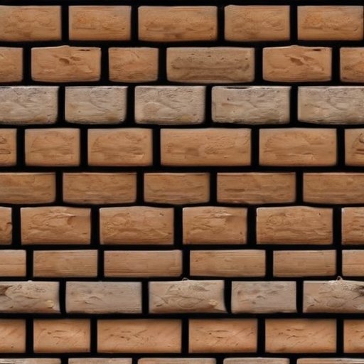 Традиционная глинобитная стена с текстурой и цветом кирпичей на фоне древнего здания в природном ландшафте, символизирующая устойчивое строительство.