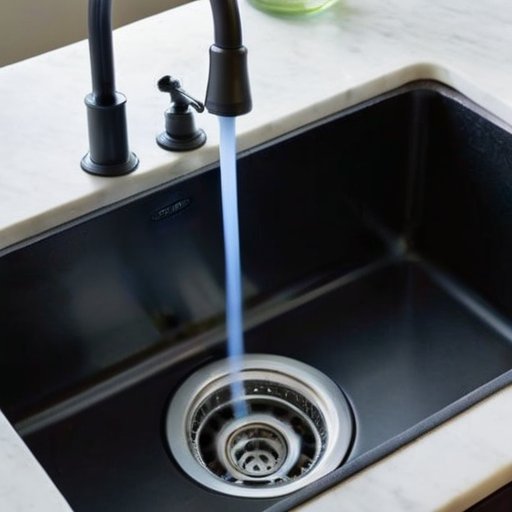 Современная кухня с выделенным сифоном под раковиной, иллюстрирующим его функции.