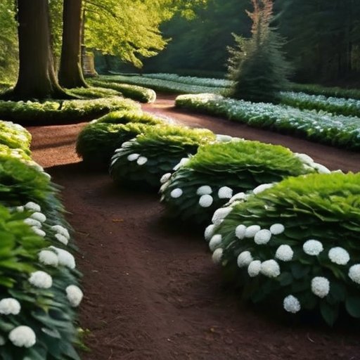 Зеленый участок с растением