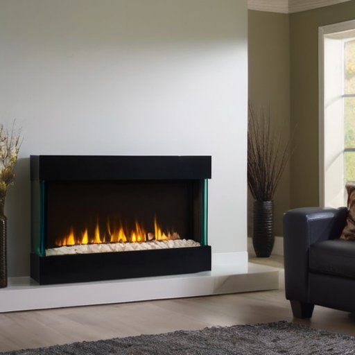 Современный биокамин с минималистичным дизайном, окруженный природными материалами и уютной атмосферой.