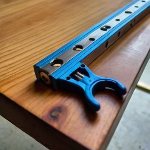 Упорядоченное рабочее место с инструментами для разметки петель: рулетка, карандаш, угольник, дрель и петли. На деревянной панели отмечены позиции петель.