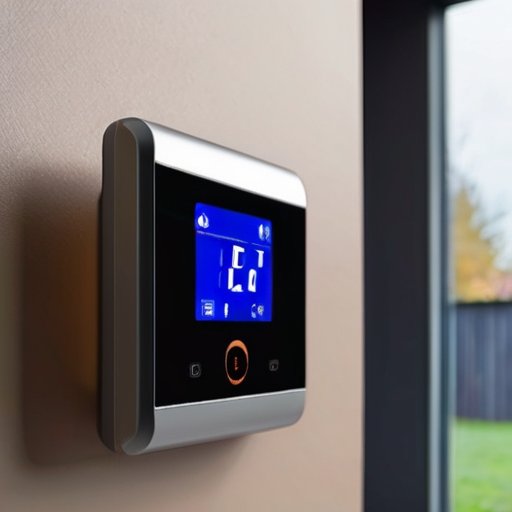 Современная система отопления с GSM-модулем, смартфоном и цифровым дисплеем.