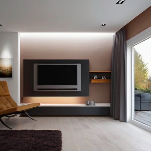 Современная система отопления в уютной комнате с интегрированными воздуховодами и цифровым термостатом.